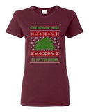 Ladies Oh What Fun It Is To Ride Rider Ugly Christmas Funny DT T-Shirt Tee