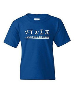 I 8 Sum Pi And It Was Delicious Mathematics Novelty Youth Kids T-Shirt Tee