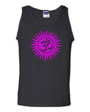 Om Aum Yoga Hindu Sanskrit God Symbol Novelty Statement Graphics Adult Tank Top