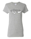 Ladies Awesome Since 1966 With Tail Happy Birthday Gift Funny DT T-Shirt Tee