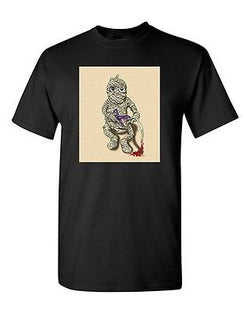 Heart Mummy Blood Scissor Funny Tanya Ramsey Artworks Art DT Adult T-Shirts Tee