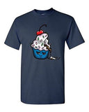 Too Cute To Eat Cupcake Cherry Sweet Food Dessert Novelty Adult DT T-Shirt Tee