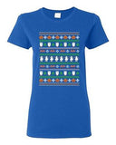 Ladies Halloween Ugly Christmas Pumpkin Owl Poppet Funny Humor DT T-Shirt Tee