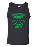 This Is What The World's Greatest Brother Looks Like Novelty Adult Tank Top