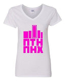 V-Neck Ladies NTH NHX Putin Russia Ukraine Freedom Communism Funny T-Shirt Tee