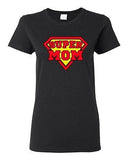 Ladies Super Mom Superhero Super Mom Hero Mothers Day Gift Funny DT T-Shirt Tee