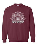 Namaste Namaskar Om Aum Sanskrit Symbol Hindu Funny DT Crewneck Sweatshirt