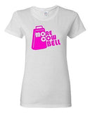 Ladies More Cowbell Music TV Show Band Host Parody Funny Humor T-Shirt Tee