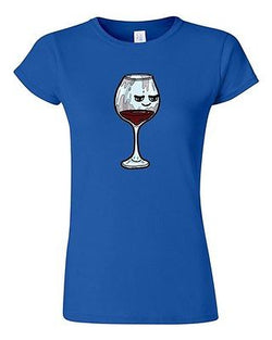 Junior Too Cute To Drink Glass Of Red Wine Liquor Alcohol Novelty DT T-Shirt Tee