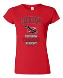 Junior Dixon Crossbow Training Academy Funny Parody Zombie Walker DT T-Shirt Tee