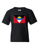 Antigua Barbuda Country Flag St. John Nation Patriotic DT Youth Kids T-Shirt Tee