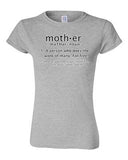 Junior Mother Definition Meaning Dictionary Mothers Day Funny DT T-Shirt Tee