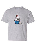 Too Cute To Eat Cupcake Sweet Food Dessert Novelty DT Youth Kids T-Shirt Tee