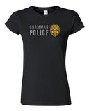 Junior Grammar Police USA Badge OCD Teacher Spelling Funny Humor DT T-Shirt Tee