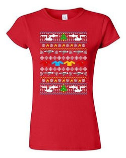 Junior Star Travel Ugly Christmas Comic Space Movie Parody Funny DT T-Shirt Tee