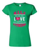 Junior MILF Mom In Love with Fitness Gym Hot Mother Funny Humor DT T-Shirt Tee