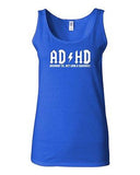 Junior ADHD Highway To... Hey Look A Squirrel Humor Novelty Statement Tank Top