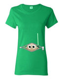 Ladies Baby Lightsabers Sword Weapons Movie TV Funny Parody DT T-Shirt Tee