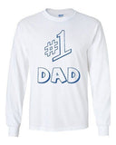 Long Sleeve Adult T-Shirt #1 One Dad Daddy Father's Day TV Comedy Series Funny