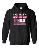 Only Awesome Mama Get Hugged A Lot Mother Mom Mommy Gift Funny Sweatshirt Hoodie