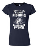 Junior I Rather Have A Bad Day Fishing Than A Good Day At Work DT T-Shirt Tee