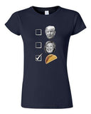 Junior No For Trump No For Hillary Yes For Tacos President 2016 DT T-Shirt Tee