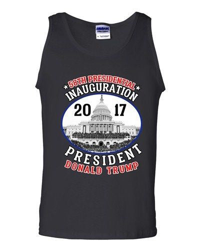 58th Presidential Inauguration Day President Donald Trump DT Adult Tank Top