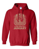 Capricorn All Men Are Created Equal Best Born In January DT Sweatshirt Hoodie