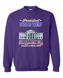Donald Trump White House Inauguration Day 45th President DT Crewneck Sweatshirt