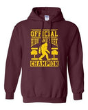 Official Hide And Seek Champion Sasquatch Big Foot Yeti Funny Sweatshirt Hoodie