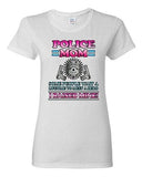 Ladies Police Mom Some People Wait A Hero I Raised Mine Funny DT T-Shirt Tee