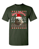 Merry Slothmas Sloth Animals Lazy Ugly Christmas Funny Adult DT T-Shirt Tee