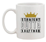 Straight Outta Kauffman Crown Baseball Sports Ball DT Ceramic White Coffee Mug