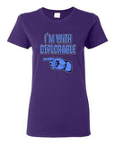 Ladies I'm With Deplorable Trump President 2016 Campaign Politics DT T-Shirt Tee