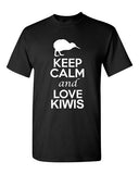 City Shirts Keep Calm And Love Kiwis Bird Animal Lovers DT Adult T-Shirts Tee