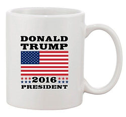 Donald Trump 2016 President Election Campaign Flag DT Ceramic White Coffee Mug