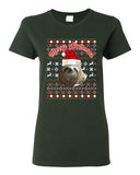 Ladies Merry Slothmas Sloth Animals Lazy Ugly Christmas Funny DT T-Shirt Tee