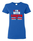 Ladies I'm With Corbyn Politician Campaign Support DT T-Shirt Tee