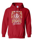 Never Underestimate Who Was Born In December Old Man Funny DT Sweatshirt Hoodie