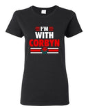 Ladies I'm With Corbyn Politician Campaign Support DT T-Shirt Tee