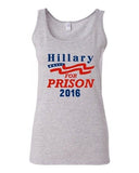 Junior Hillary For Prison 2016 President Election Politics Sleeveless Tank Top