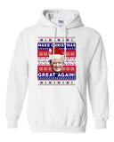 New Trump President Make Christmas Great Again Xmas Funny DT Sweatshirt Hoodie