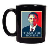 New Thank You President Obama United States America Black DT Coffee 11 Oz Mug