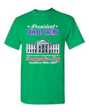 Donald Trump White House Inauguration Day 45th President Adult DT T-Shirt Tee