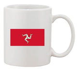 Isle Of Man Country Flag Douglas Manx State Nation Patriot DT White Coffee Mug