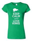 City Shirts Junior Keep Calm And Love Kiwis Bird Animal Lover DT T-Shirt Tee