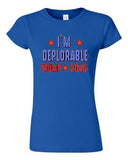 Junior I'm Deplorable Trump 2016 President Republican Political DT T-Shirt Tee