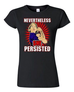 Junior Nevertheless She Persisted Democracy Womens Power Support DT T-Shirt Tee