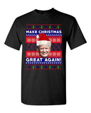 New Trump President Make Christmas Great Again Ugly Xmas Adult DT T-Shirt Tee