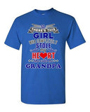 There's This Girl Who Completely Stole My Heart Grandpa DT Adult T-Shirts Tee